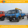 Dongfeng 190HP Telescopio recto brazo grúa montado camión Wrecker